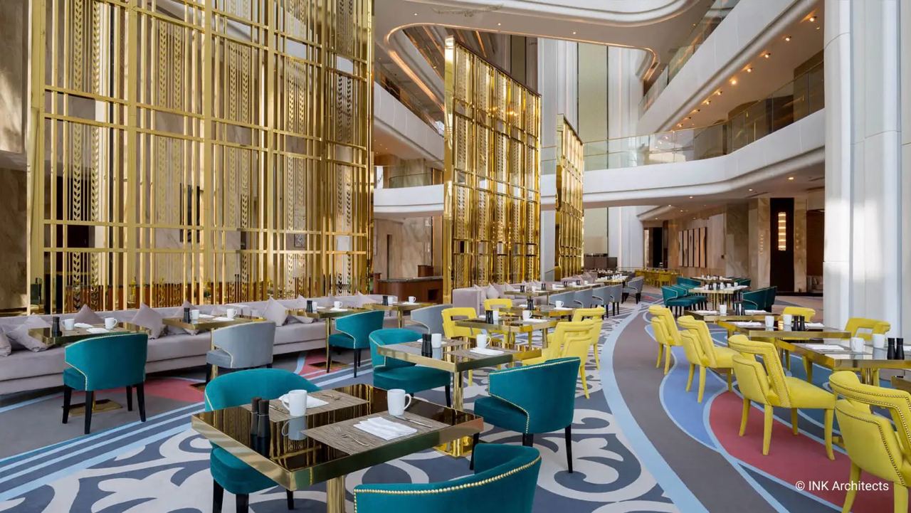 Hilton Astana изнутри